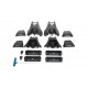Barres de toit HEAVY DUTY RHINO-RACK Isuzu DMAX (08-12)