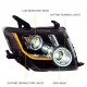 OPTIQUE DE PHARE LEDS MITSUBISHI PAJERO III (07-21)