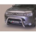 Super Bar INOX MISUTONIDA Ø76 Mitsubishi OUTLANDER 3 (13-15)