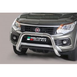 Super Bar INOX/NOIR MISUTONIDA Ø76 Fiat FULLBACK (16-)