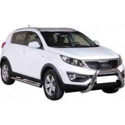 Marche-pieds Ø76 inox Kia Sportage 3 (10-15)