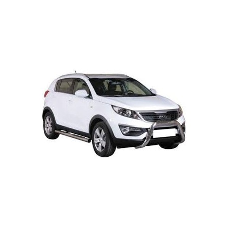 Marche-pieds Ø76 inox Kia Sportage 3 (10-15)