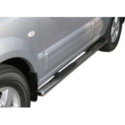 Marche-pieds ovale Ø76 inox Kia sorento 1 (06-08)