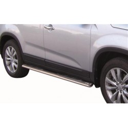 Marche-pieds ovale Ø76 inox Kia sorento 2 (09-12)