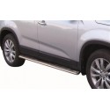 Marche-pieds ovale Ø76 inox Kia sorento 2 (09-12)