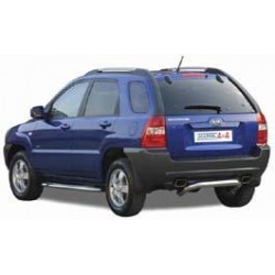 Pare-chocs arrière INOX MISUTONIDA Ø76 Kia Sportage 2 (04-10)