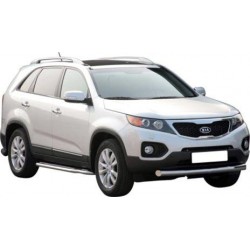 Protection avant INOX MISUTONIDA Ø76 Kia Sorento 2 (09-12)