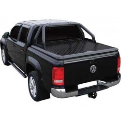 Couvre benne alu noir UPSTONE pour VW Amarok Dble Cab (10-)