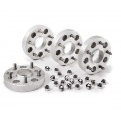 Elargisseurs de voie aluminium 23/30mm Jeep