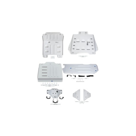 Kit de 4 plaques de protection Rival Isuzu DMAX III N60 (20-)