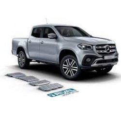 Kit de 4 plaques de protection Mercedes Classe X 3,0TD (18-)