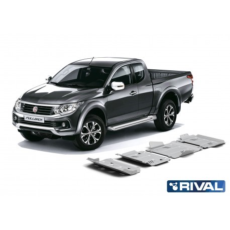 Kit de 4 plaques de protection Rival Mitsubishi L200 (15-)