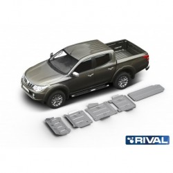 Kit de 5 plaques de protection Rival Mitsubishi L200 (15-)