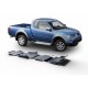 Kit de 4 plaques de protection Rival Mitsubishi L200 (06-15)