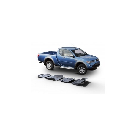 Kit de 4 plaques de protection Rival Mitsubishi L200 (06-15)