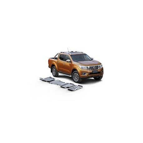 Kit de 4 plaques de protection Nissan Navara D23 (15-)