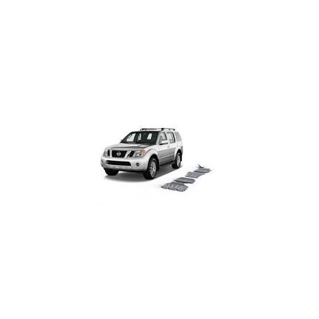 Kit de 4 plaques de protection Nissan Pathfinder R51 (05-13)