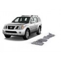 Kit de 4 plaques de protection Nissan Pathfinder R51 (05-13)