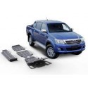 Kit de 4 plaques de protection Toyota Hilux Vigo (05-14)