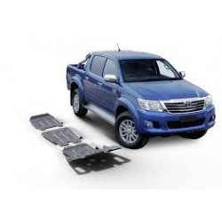 Kit de 4 plaques de protection Toyota Hilux Vigo (05-14)