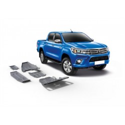 Kit de 4 plaques de protection Toyota Hilux Revo (15-)