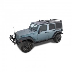 Barre de toit HEAVY DUTY (x2) RHINO-RACK Jeep Wrangler JK 5P (07-17)