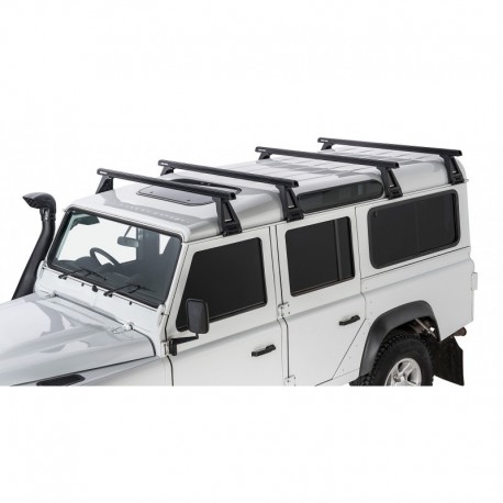 Barres de toit HEAVY DUTY (x3) RHINO-RACK Land Rover Defender (83-16)