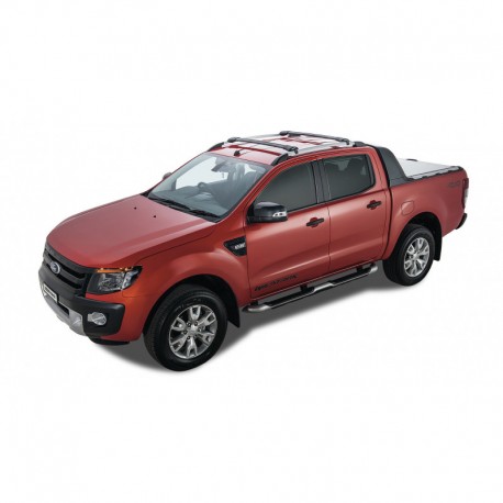 Barres de toit VORTEX (x2) RHINO-RACK Ford Ranger (12-15)