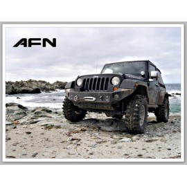 Pare-chocs avant AFN avec support treuil jeep JK