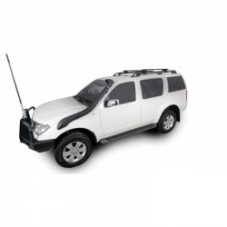 Barres de toit VORTEX SX (x2) RHINO-RACK Nissan Navara D40 (05-15)