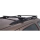 Barres de toit VORTEX SX (x2) RHINO-RACK Land Rover Discovery SPORT (15-)