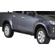 Marche-pieds INOX/NOIR ovale Isuzu D-MAX V N60 Crew Cab (20-)