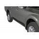 Marche-pieds INOX/NOIR Ø76 Mitsubishi L200 KL Double Cab (16-)