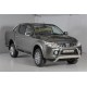 Marche-pieds INOX/NOIR ovale Mitsubishi L200 KL Double Cab (16-)