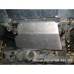 Protection avant alu N4 Nissan Patrol Y60 GR (88-97)