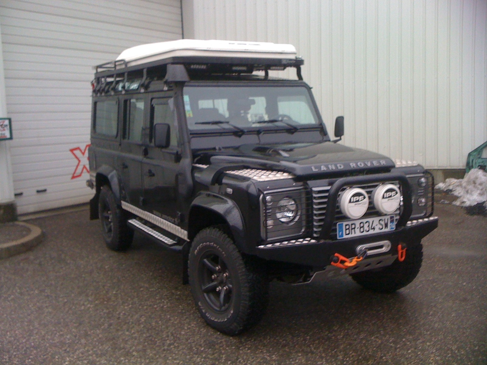 Le Defender 110 TD4 de Marc